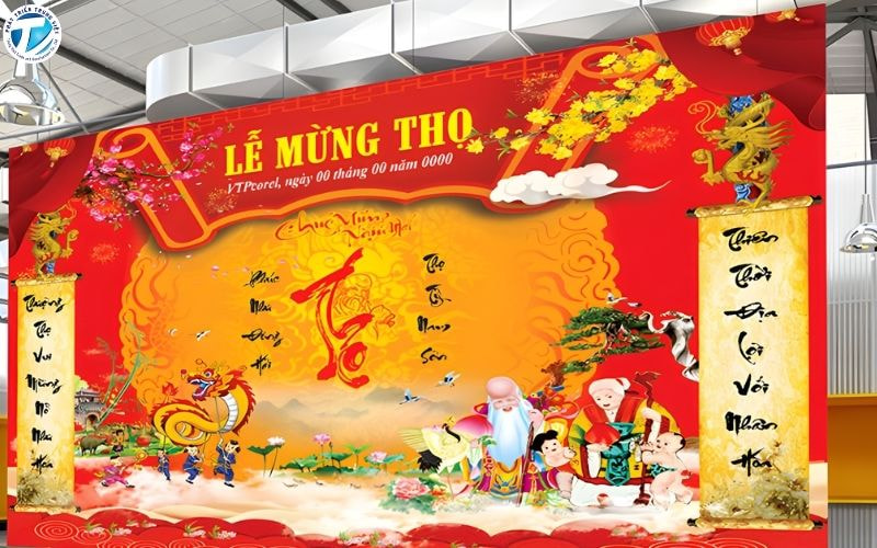 In phông bạt mừng thọ